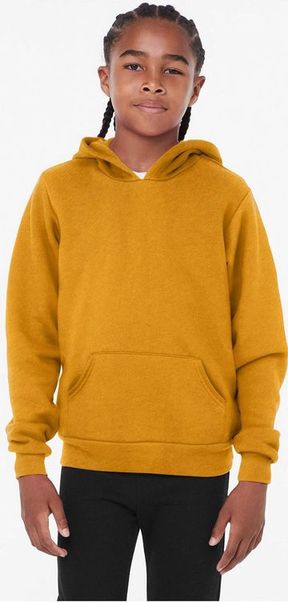 Bella + Canvas Youth Sponge Fleece Pullover Hooded Sweatshirt